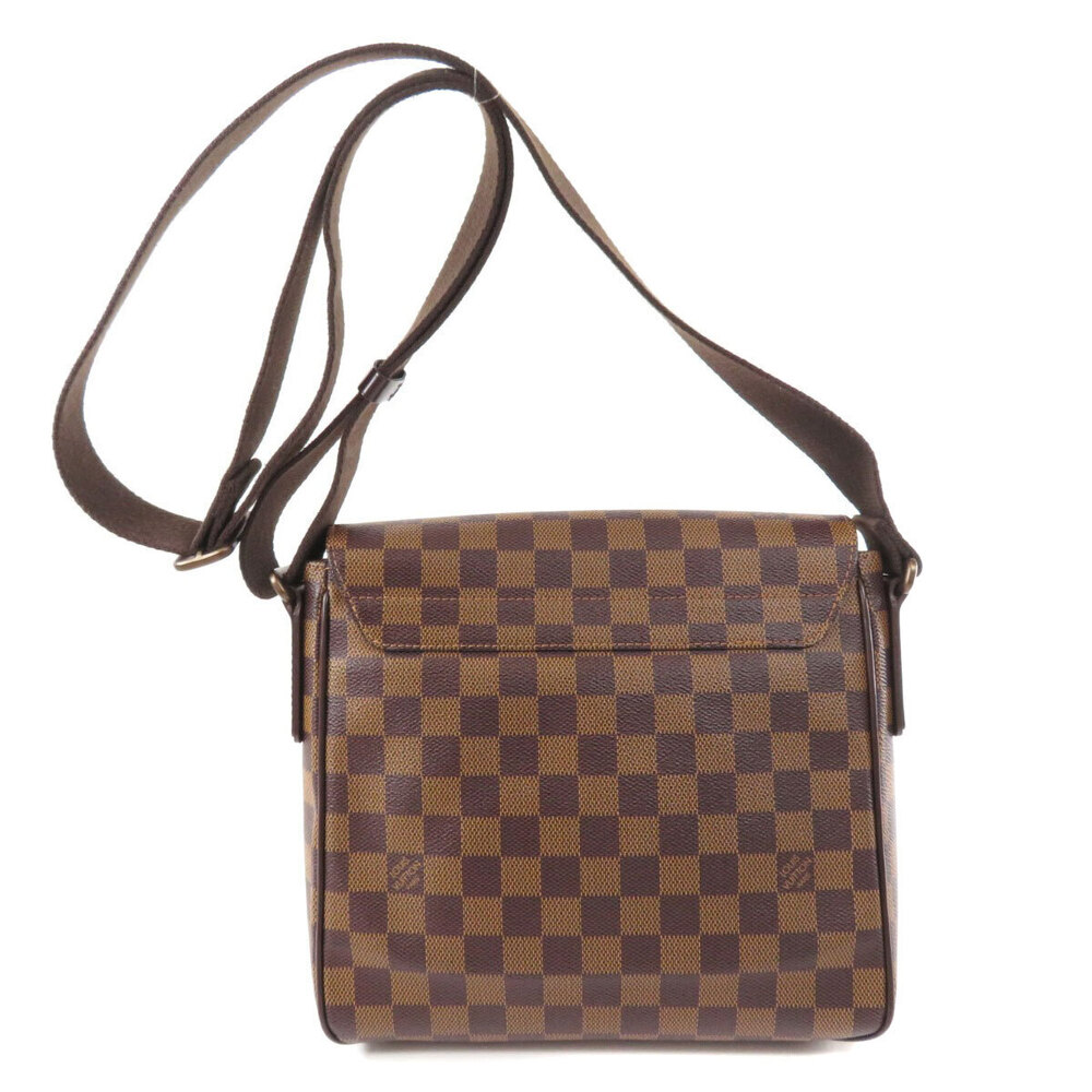 Louis Vuitton District Shoulder Bag Canvas Damier Brown